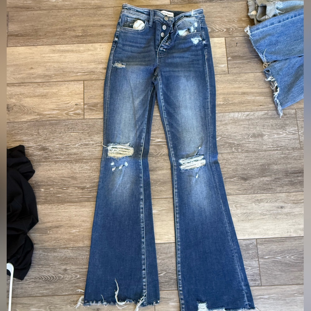 Flying Monkey bell bottom jeans.
